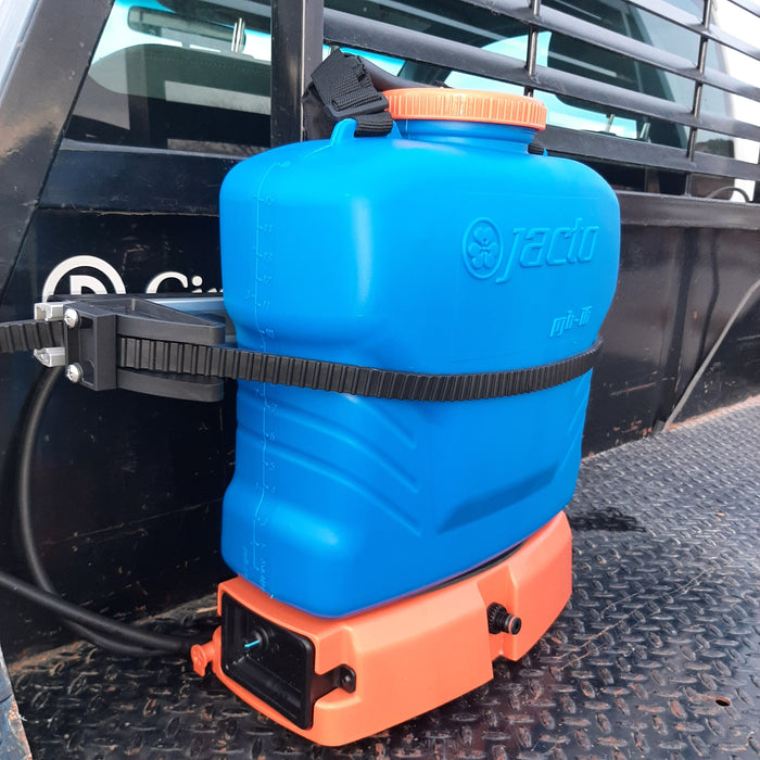 Adjustable Mount and Steel Base for Backpack Sprayers